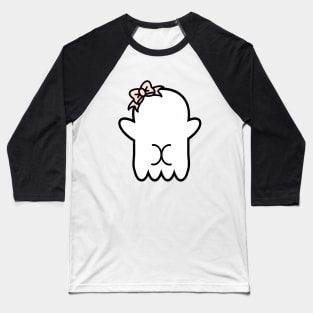 Cute Ghost With A Butt Baseball T-Shirt